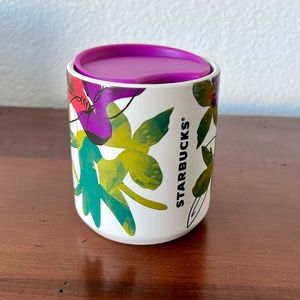 Starbucks 2022 Spring Ceramic Travel Mug EUC